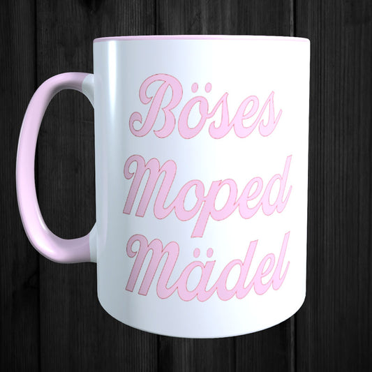 Keramikbecher - Böses Moped Mädel