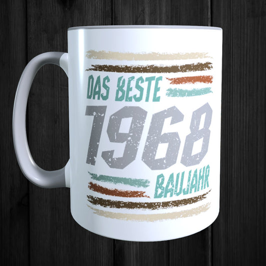 Keramikbecher -  Das beste Baujahr V1 - Personalisiert