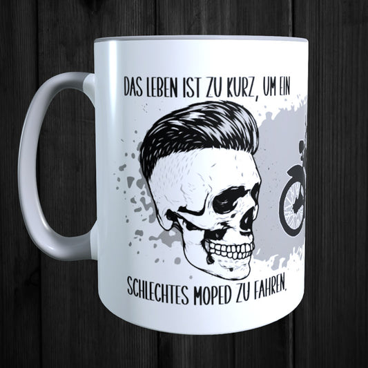 Keramikbecher -  Das Leben ist zu kurz V2