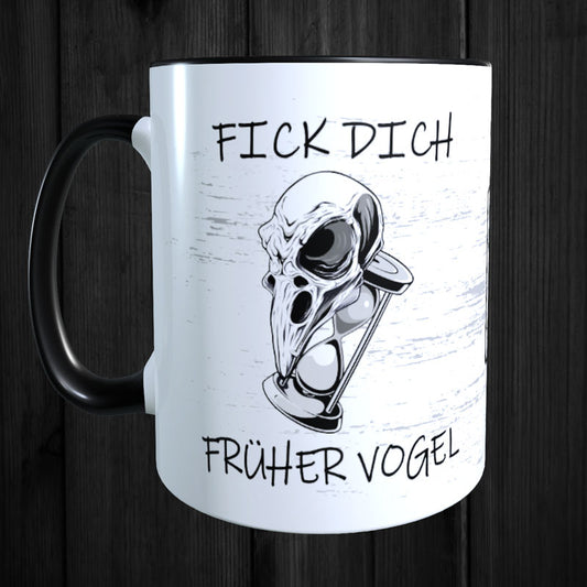 Keramikbecher - Fick Dich Früher Vogel V1