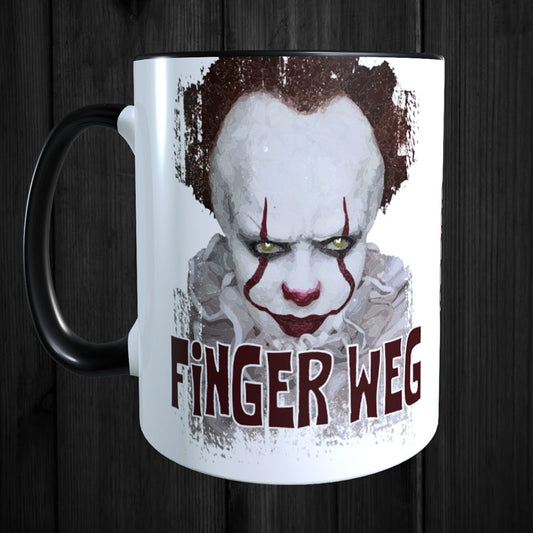 Keramikbecher -  Pennywhise - Finger weg