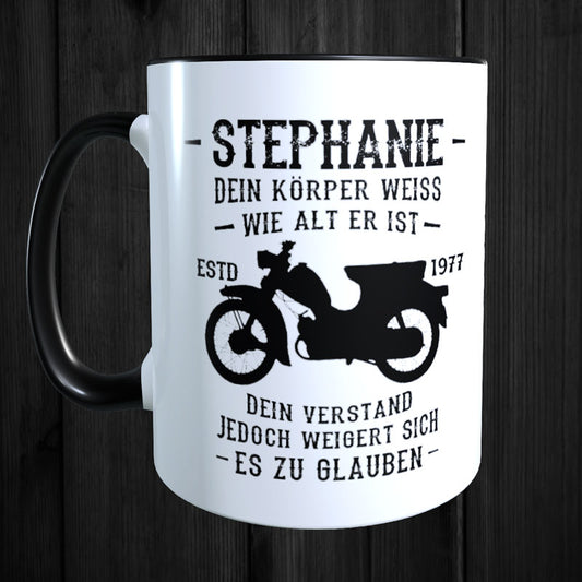 Keramikbecher -  Wie Alt Ich Bin V2 - Personalisiert