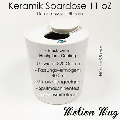 Keramik Spardose - Bierkasse V1